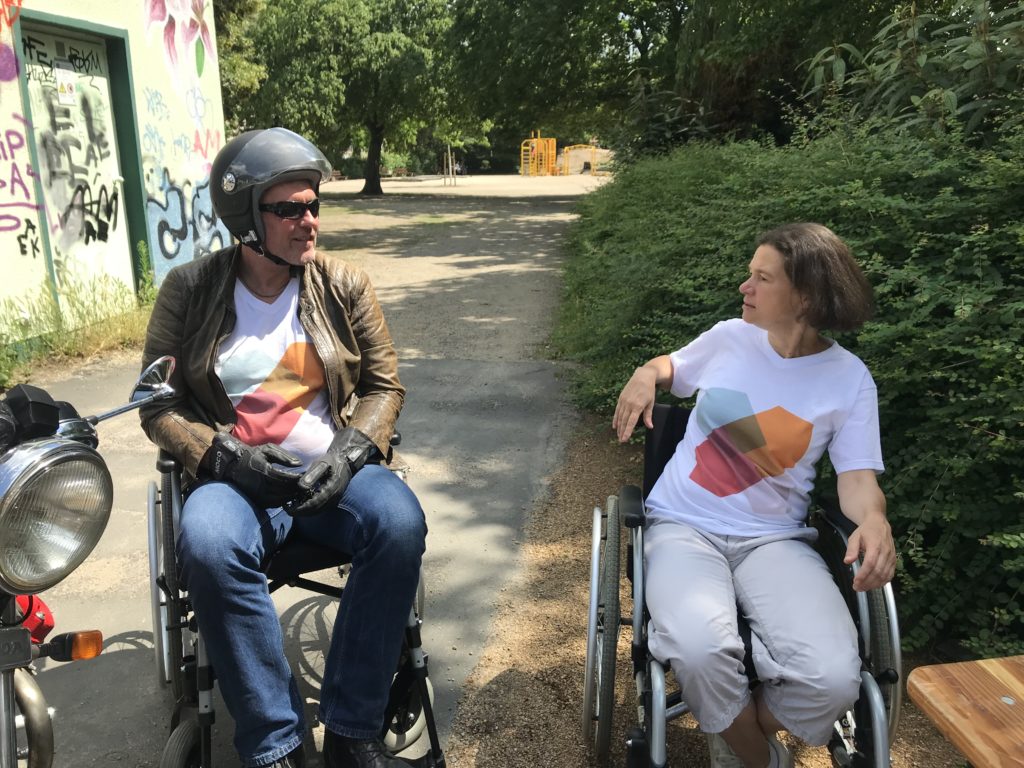 Impression der Aktion: Rolling Senefelder: Mobilitätsbarrieren erfahren