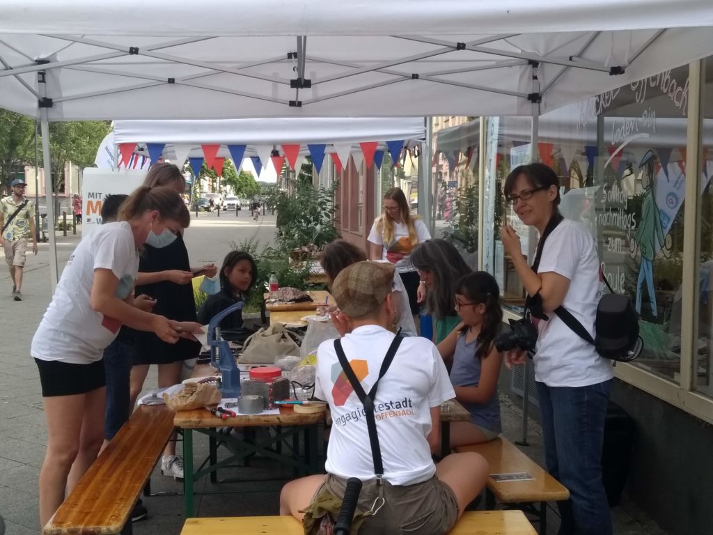 Impression der Upcycling-Aktion: Wilde Kreaturen